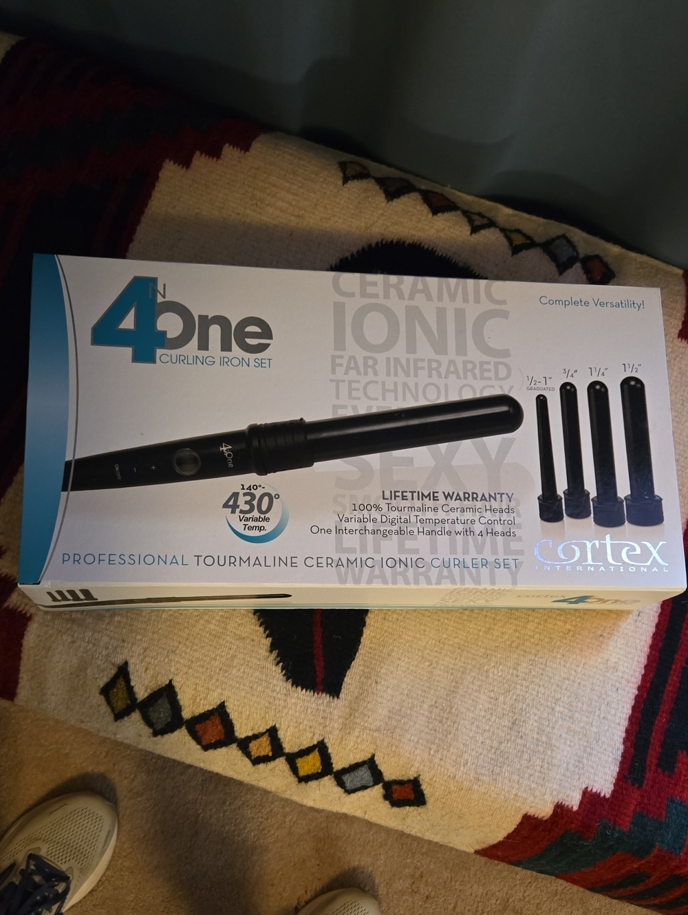 Cortex 4-in-1 Curling Iron Set - Black Never Used